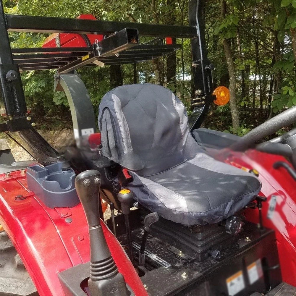Outdoor Seat Cover for Lawn Mowers Tractors ATVs Black M/L Size