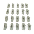 Retainer Moulding Clips for Car Truck (Gray)