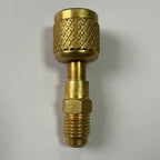 R32 Left Hand Thread 14 SAE LH Female to Male Adapter for R454B R32 Tank