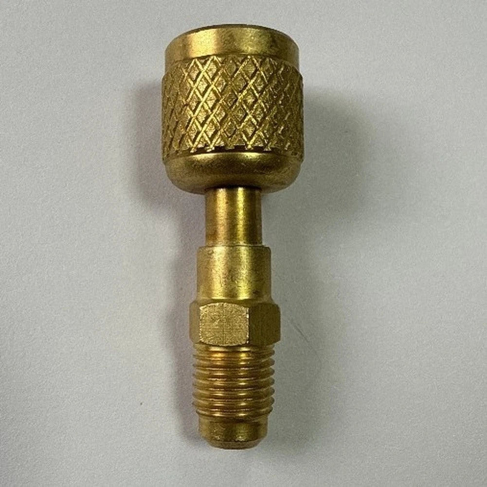 R32 Left Hand Thread 14 SAE LH Female to Male Adapter for R454B R32 Tank