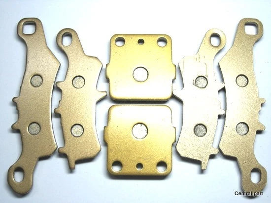 Set of 4 MC Front Rear Brake Pads for Kawasaki KFX450R (2008–2010) KSF450