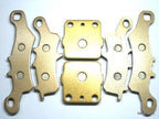 Set of 4 MC Front Rear Brake Pads for Kawasaki KFX450R (2008–2010) KSF450