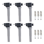 6X Ignition Coil Set & Spark Plugs for Lincoln MKX 2.7L V6 (2016–2018) FT4Z12029A
