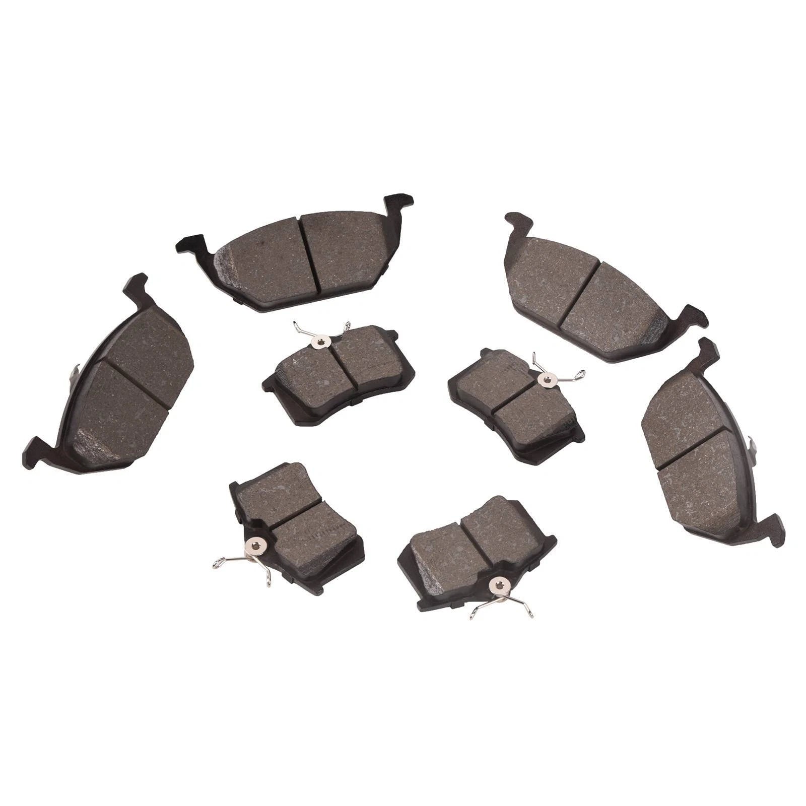 Set of 8 Ceramic Brake Pads for VW Beetle Golf Jetta 