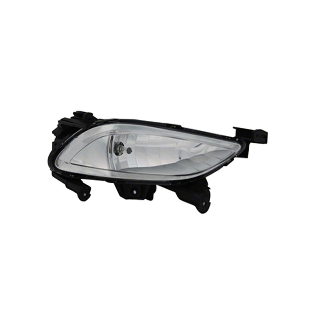 Fog Light Assembly Driver Side Replacement w/White Bezel for Nissan (2007–2015)