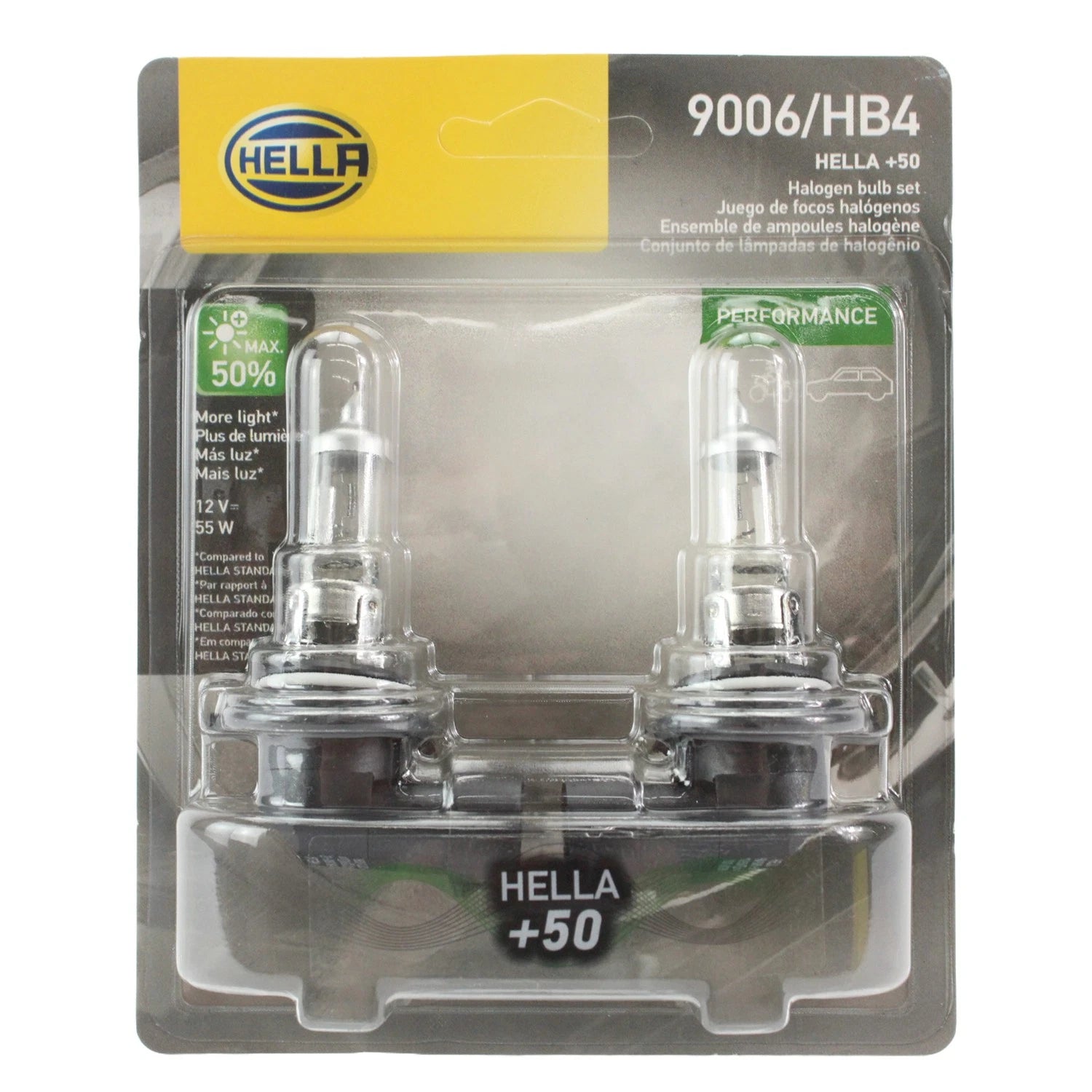 Hella 9006P50TB Multi-Purpose Light Bulb for