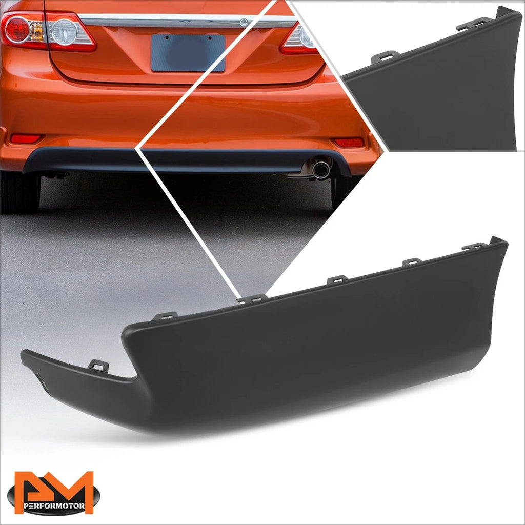Right Side Rear Lower Bumper Valance for Toyota Corolla (2011–2013)