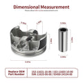 Top End Rebuild 102mm STD Forged Piston for Yamaha Raptor 700R (2006–2014)