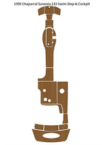 EVA Foam Teak Flooring Pad for Chaparral Sunesta 233 (1999)