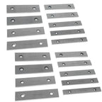 Set of 18 Steel Parallel Bars for Precision Machining
