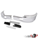 Set of 2 Chrome Front Bumper Corner End Cap Covers for Kenworth T680 (2013–2021)
