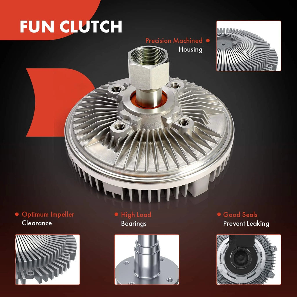 Engine Cooling Fan Clutch for Chevy Express 2500 GMC 3500 (2003-2008)