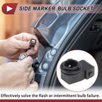 1 Pc Side Marker Light Socket for Volkswagen Golf (1993–1999) 1H0949111 2 Pin