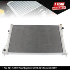 3 Row Aluminum Radiator for Ford Explorer (2011–2019)
