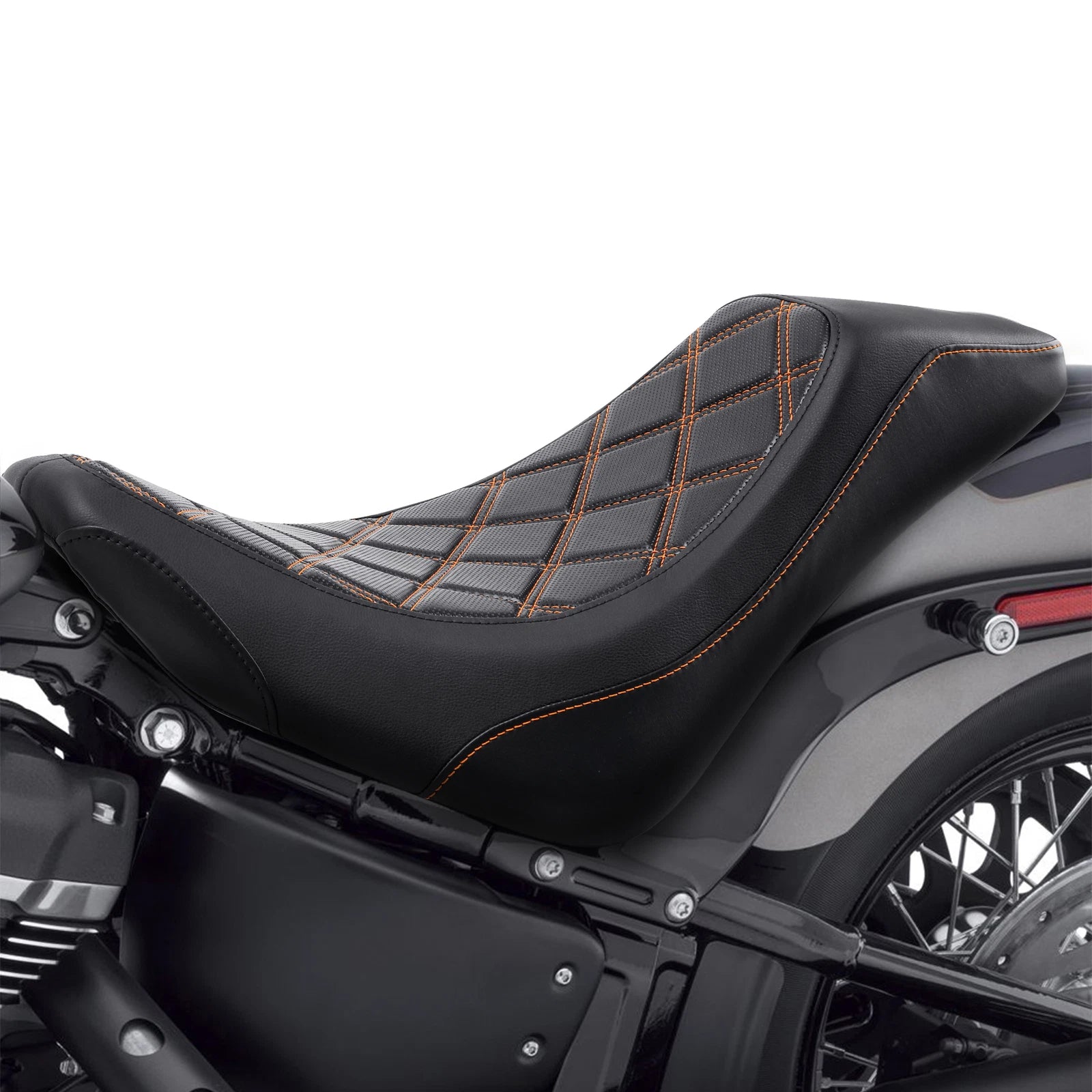 Solo Rider Driver Seat for Harley Softail Heritage Classic Deluxe (2018–2023)