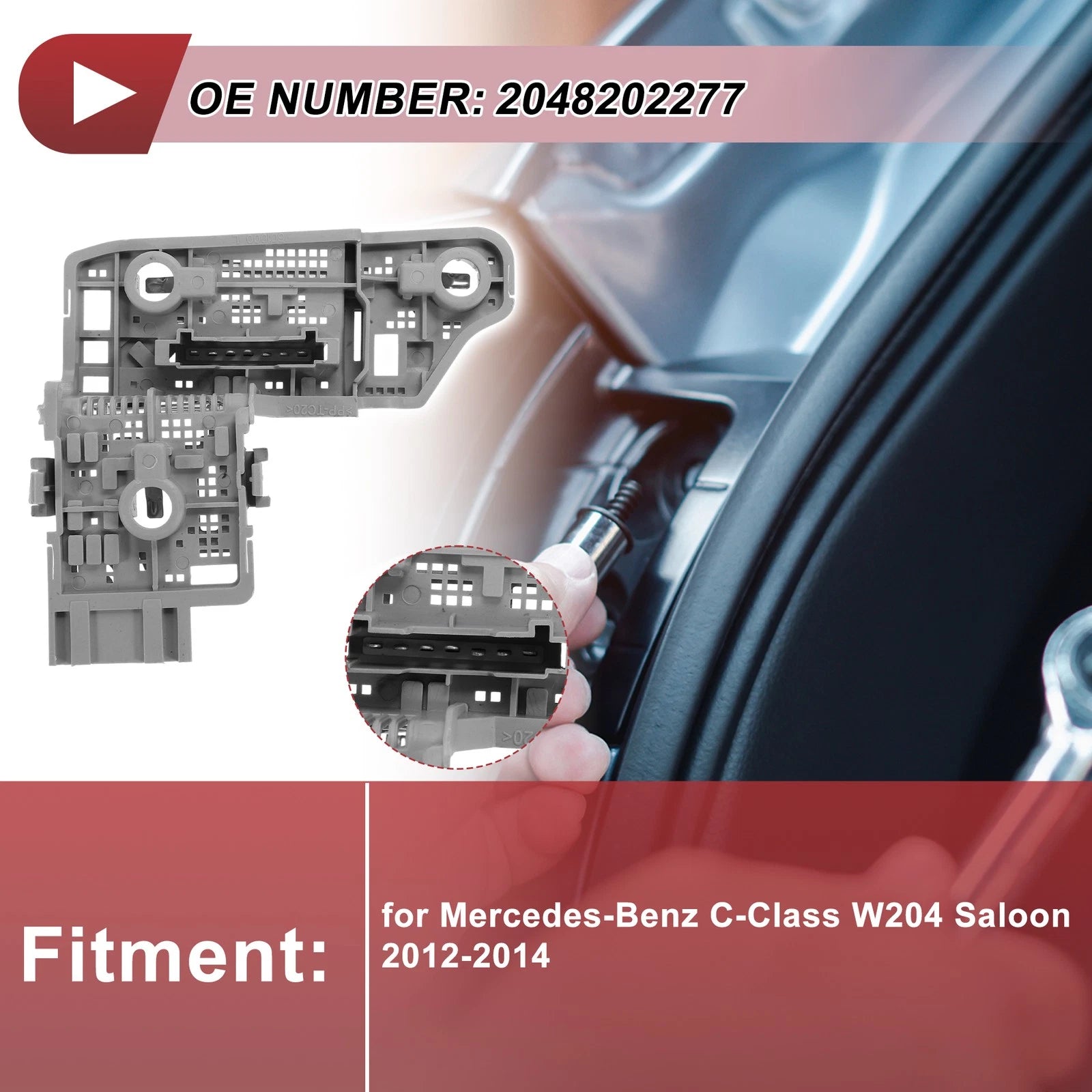 1 Pc Light Socket for Mercedes-Benz C-Class W204 (2012–2014) No. 2048202277