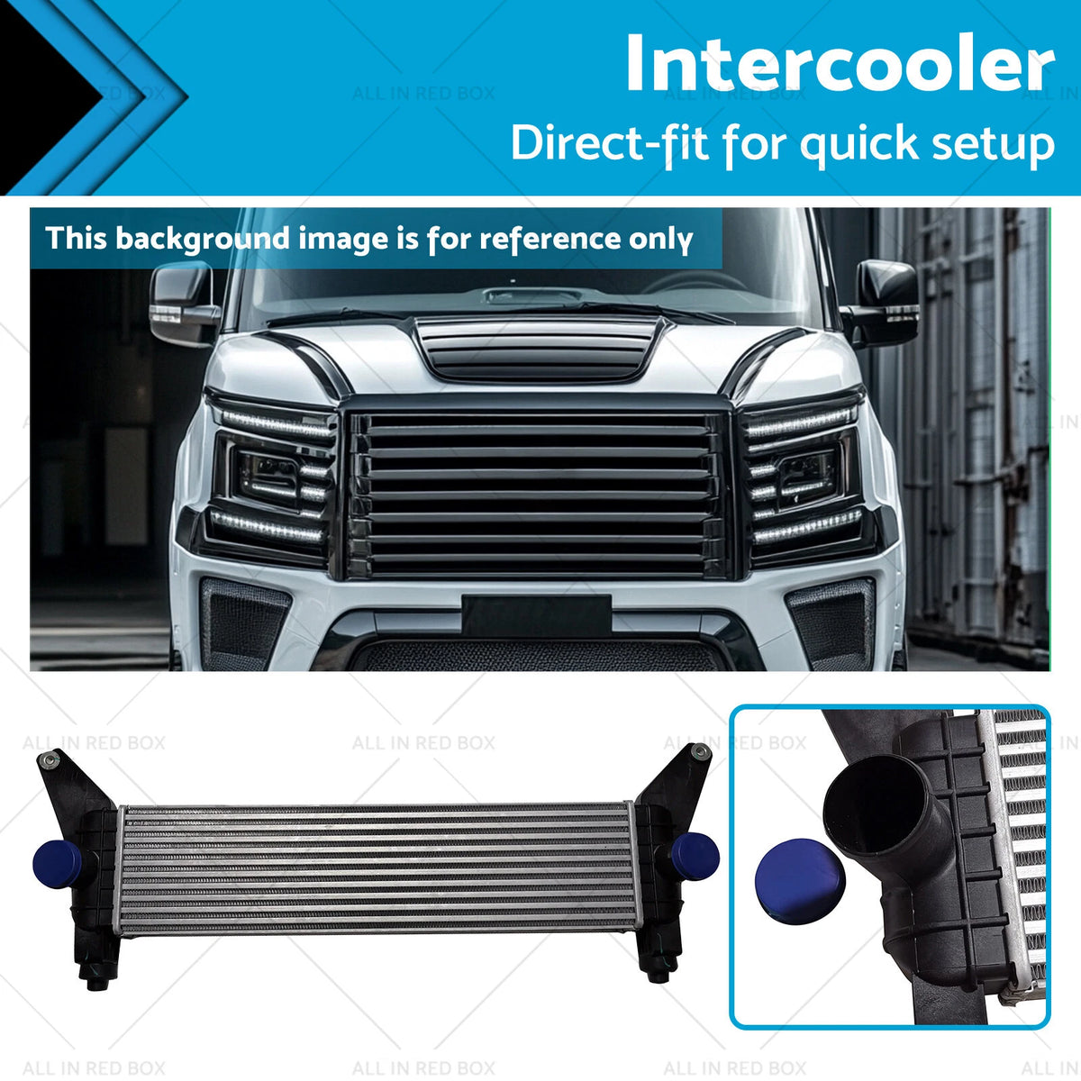 Intercooler for LDV T60 2.8L Turbo Diesel (2017–2023) C00047382