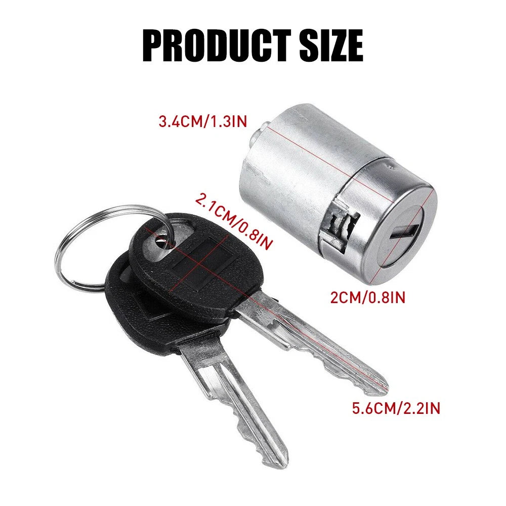 Set of 2 Door Lock Cylinders with Keys for Chevy C1500 (1995–1999)