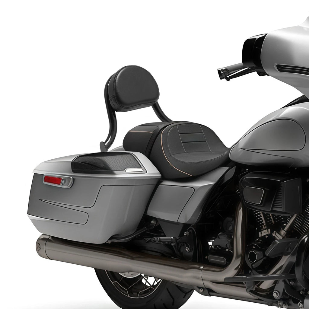 Rear Passenger Backrest Sissy Bar for Harley Touring Street Glide (2009–2025)