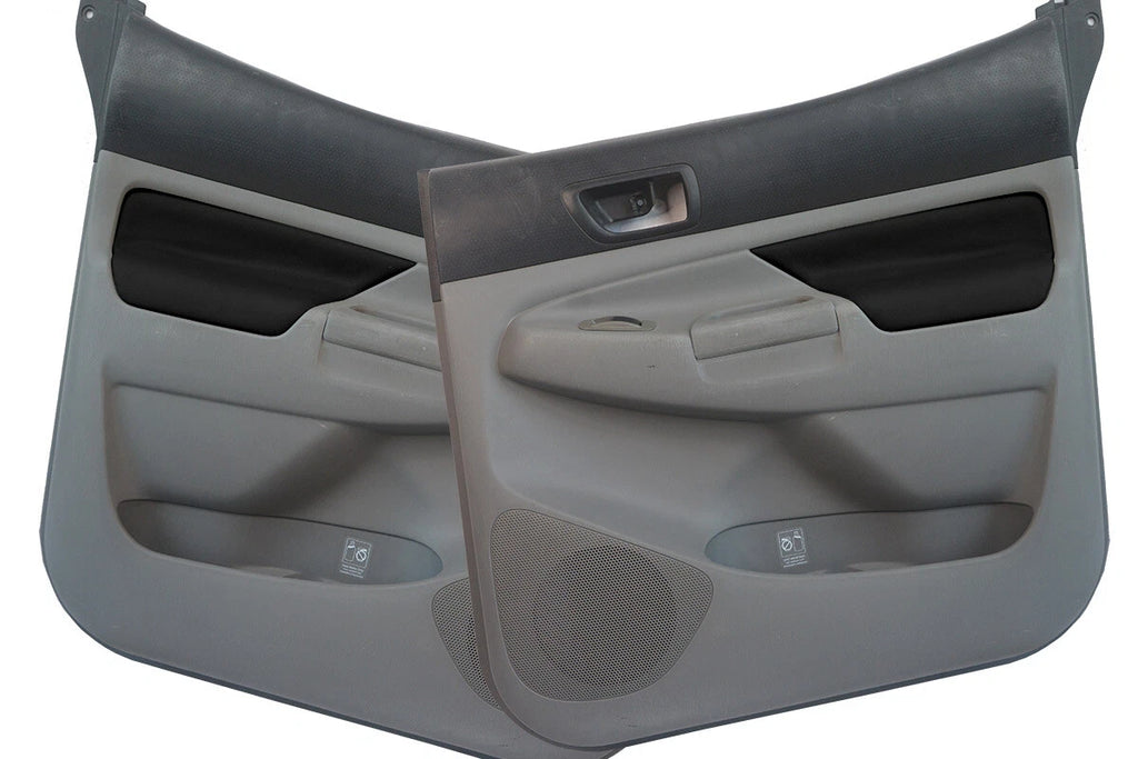 Front Insert Door Panel Cover for Toyota Tacoma (2005–2015) Black Leather