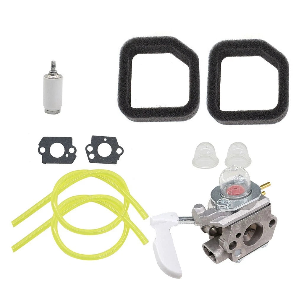 Complete Carburetor Replacement Kit for Homelite 26B Blower (Includes Fuel Parts)