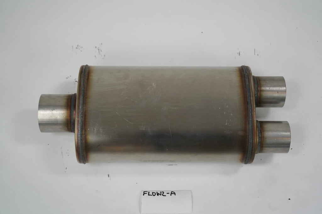 Flow II 52198 3" Center In To 2.5" Dual Out Exhaust for Open Box Special