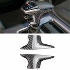 Carbon Fiber Gear Shift Knob Side Cover Sticker for Challenger Charger (2015–2020)