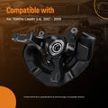 Set of 4 Front Steering Knuckle Assembly w/ Rear Wheel Hub for Toyota Camry (2007–2009)