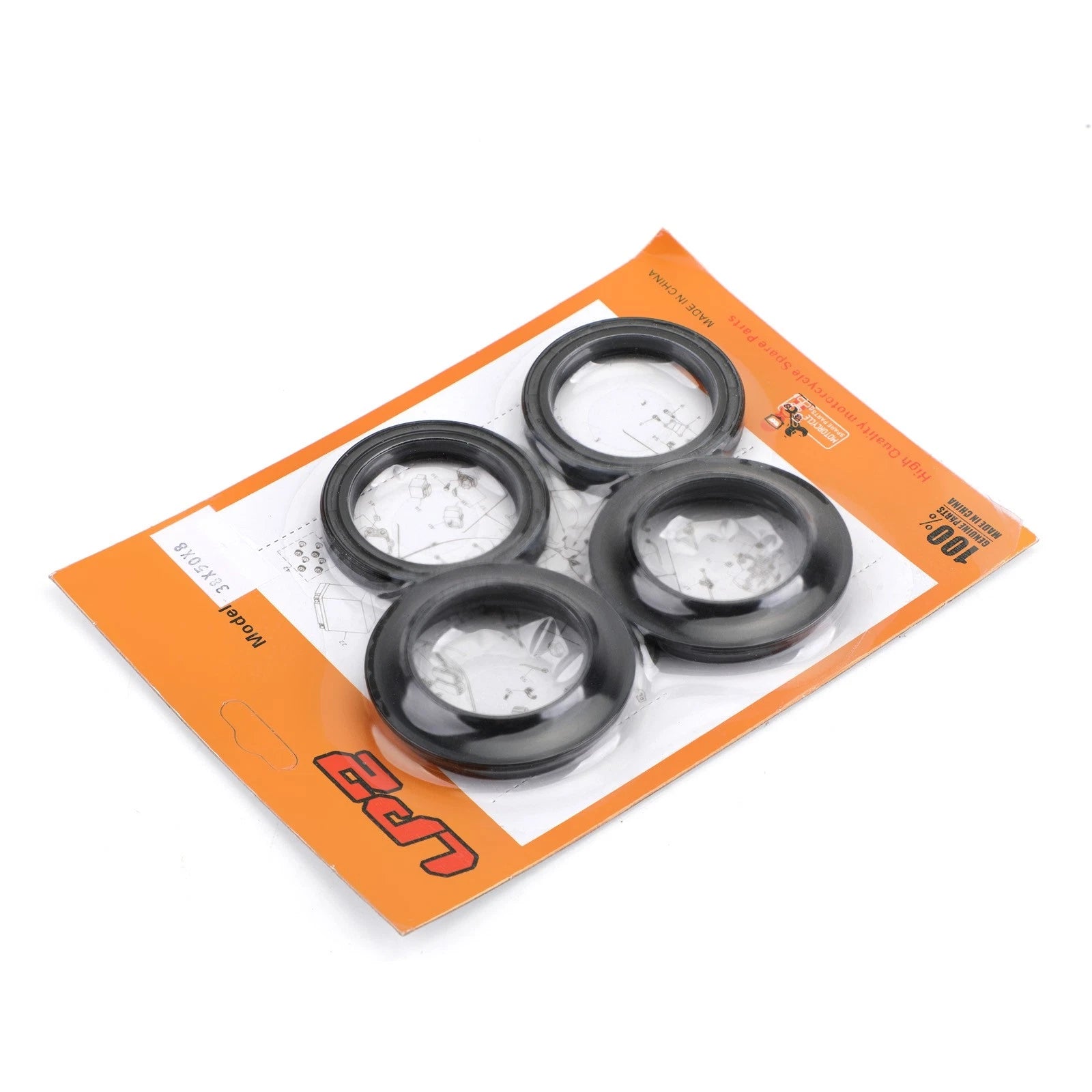 Fork Oil Dust Seal Kit for Kawasaki GPX GPZ ZN KZ (1980–1990) 92049-1178, 92093-1162