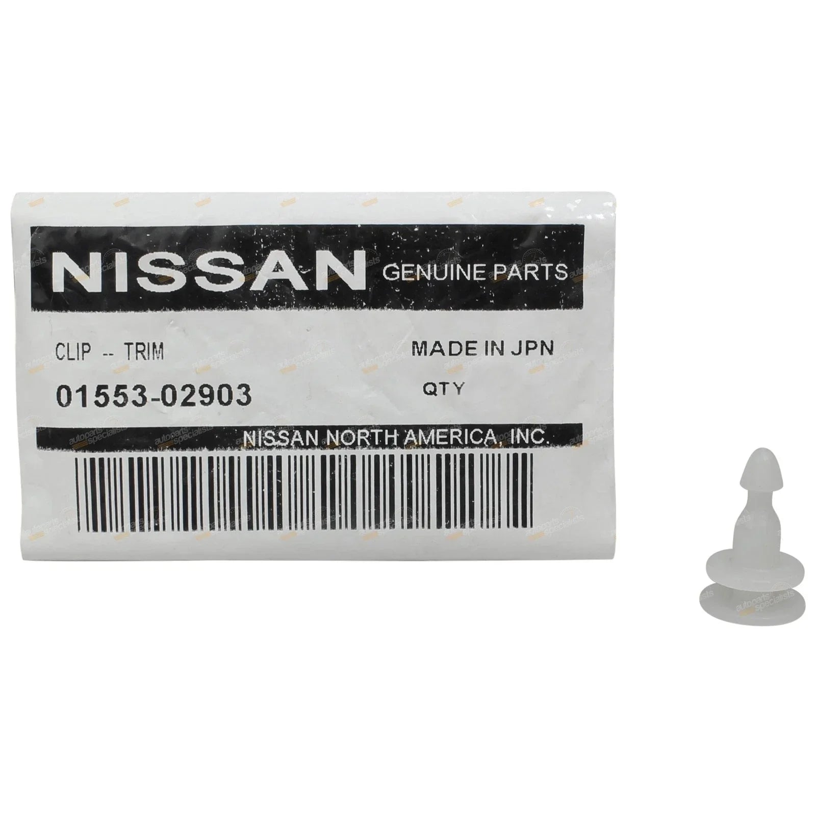 Guard Flare Plastic Clip for Nissan Navara Patrol (1997 - 2016)