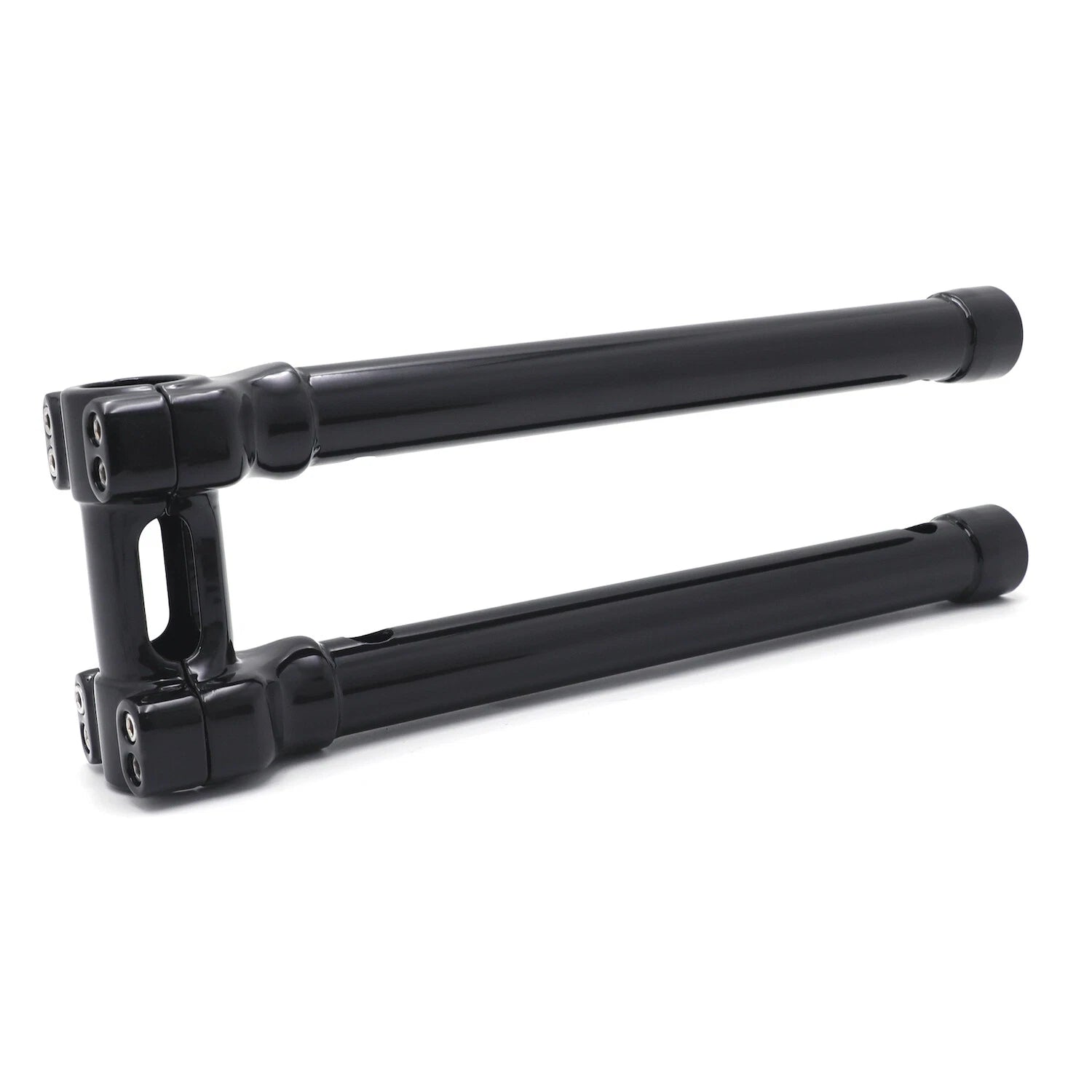 CNC Black Bolt-on 14" Riser Top Clamp for Harley Touring FLHR (1 1/4")