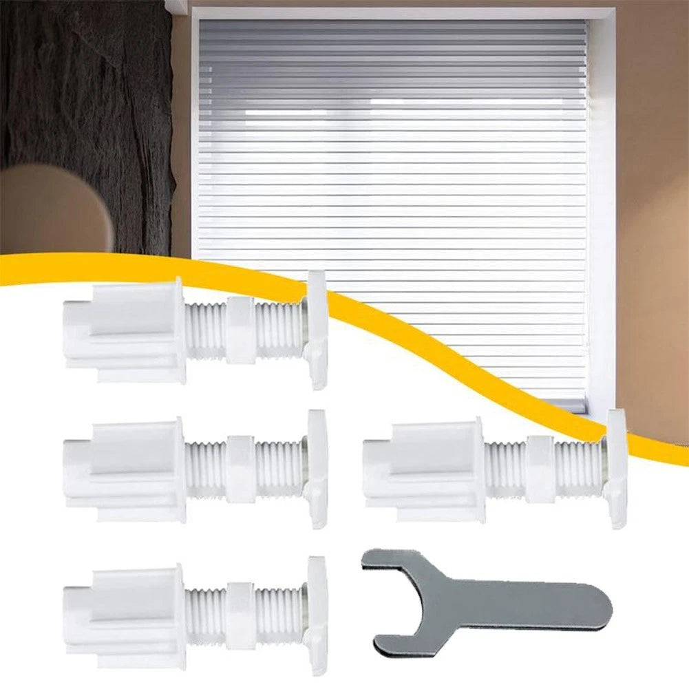 Set of 4 No Drill Blind Brackets for Venetian Roller Blinds Up to 3kg