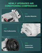A/C Compressor for Chevy Equinox GMC Terrain (2012–2014) 2.4L