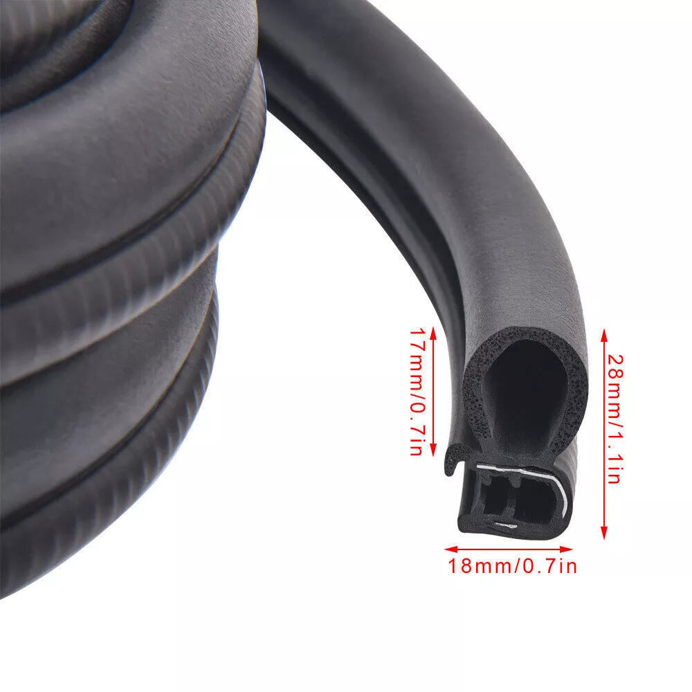 Rubber Seal Trim Molding for Car Door Edge Protector (20FT)