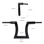 2X 14'' 16'' 18'' 20'' Rise 2'' Ape Hanger Handlebar for Harley Sportster