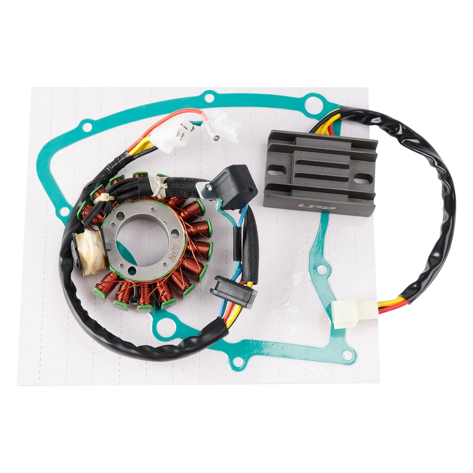 Stator Generator Regulator Rectifier Gasket for Suzuki QuadRunner LTF160 (1989–1992)