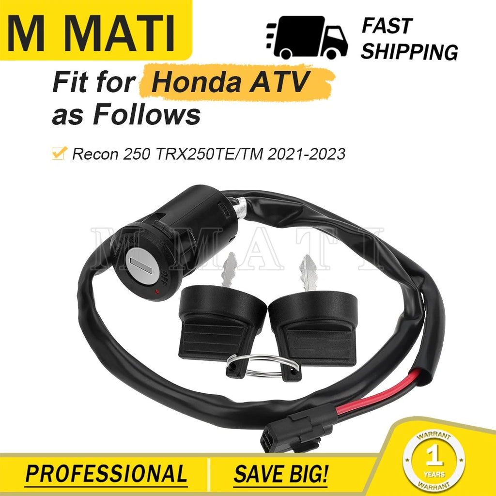 Ignition Switch for Honda Recon 250 TE TM (2021–2023)