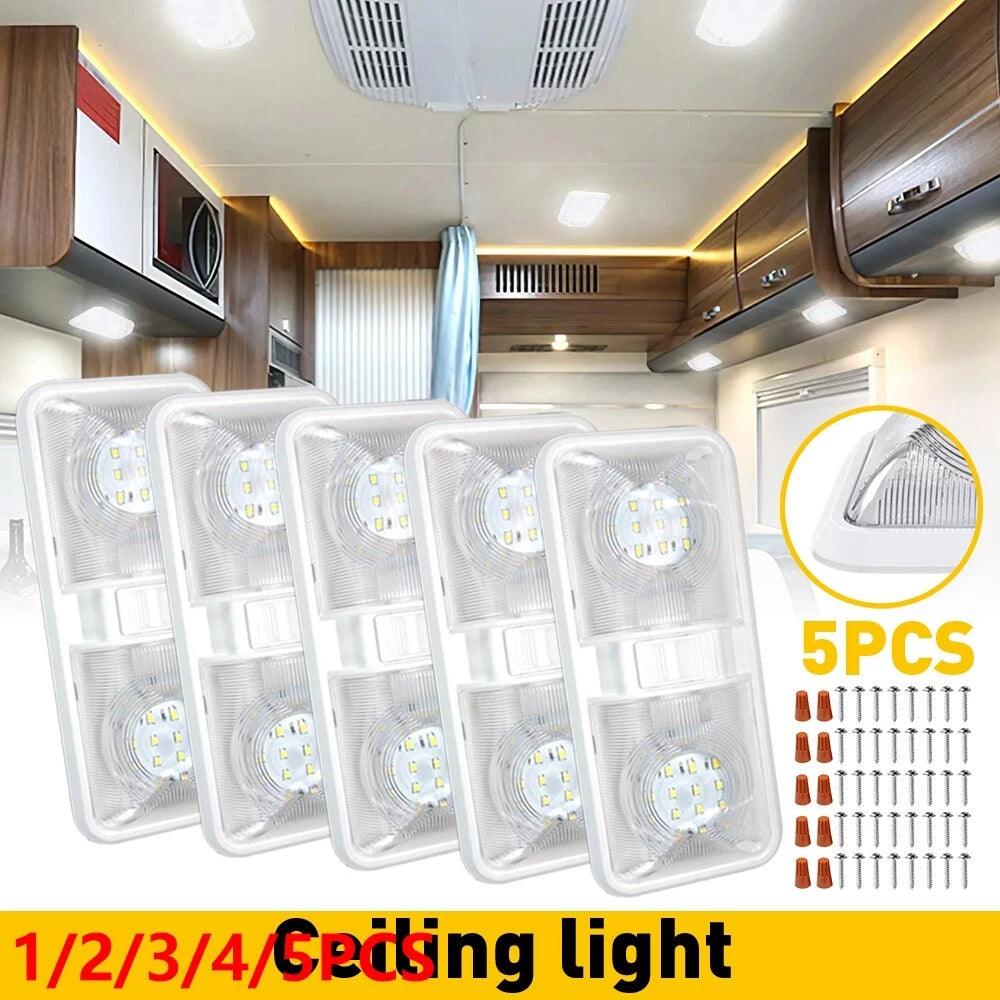LED Ceiling Fixture for RV Camper Trailer (12V)