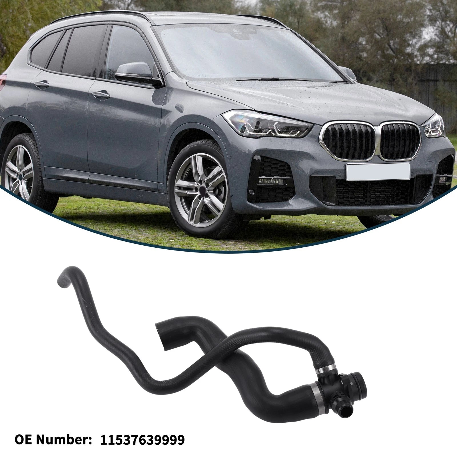 Radiator Hose for BMW X1 E84 (2009–2015) No. 11537639999 Rubber