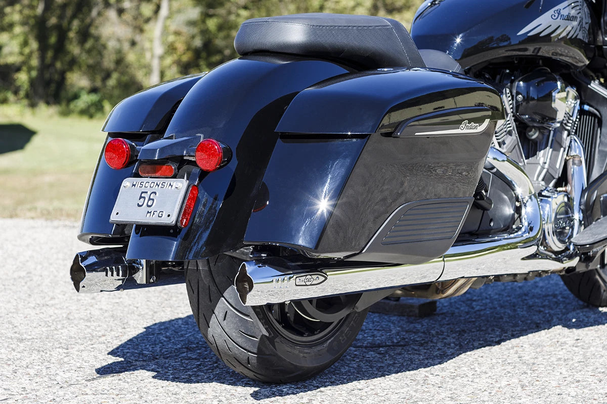 S&S Cycle 4" Broadhead Slip-On Mufflers for Harley Davidson (550-1077)