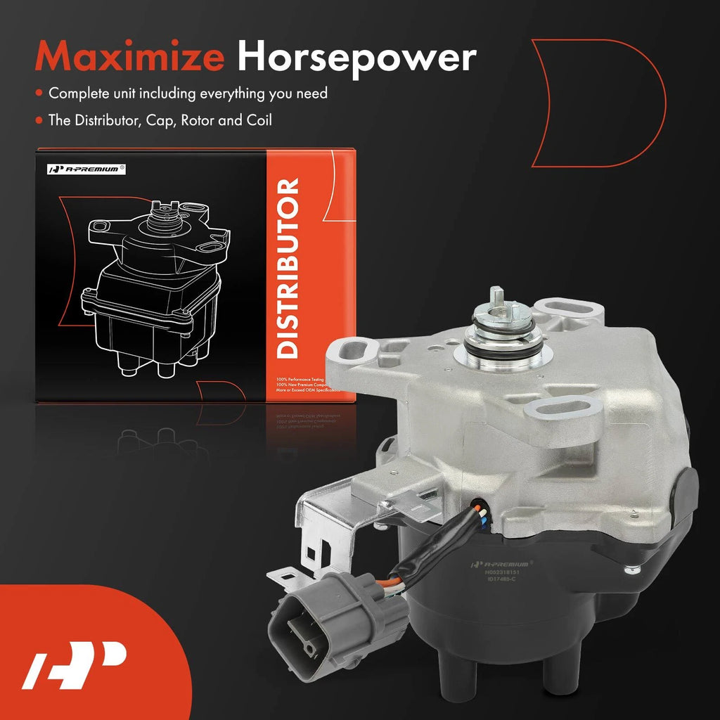 Ignition Distributor with Cap and Rotor for Honda Civic (1996-2000)