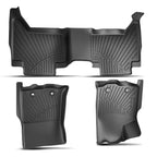 Set of 4 3D Mold Carpet Floor Mats for Toyota Tacoma Double Cab (2016–2017)