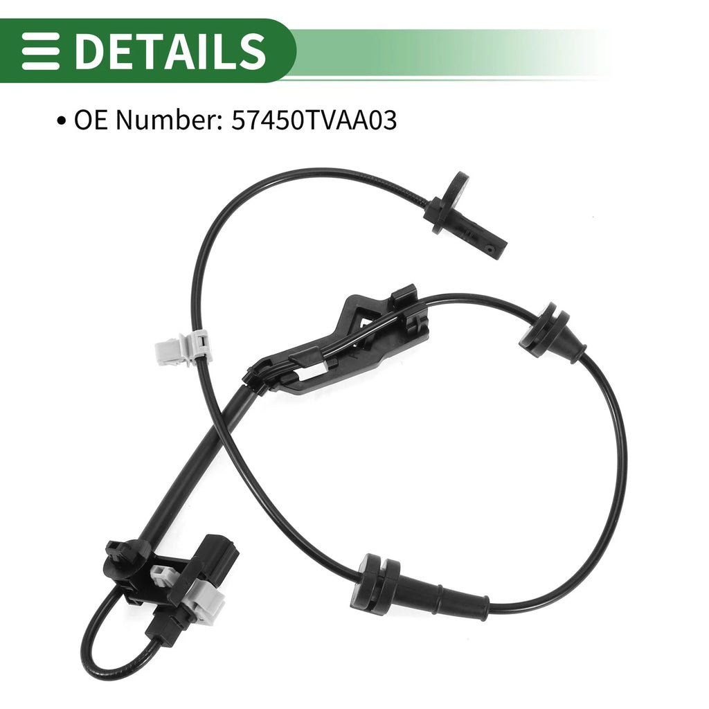 ABS Wheel Speed Sensor No. 57450TVAA03 for Honda Accord (2018–2023)