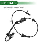 ABS Wheel Speed Sensor No. 57450TVAA03 for Honda Accord (2018–2023)