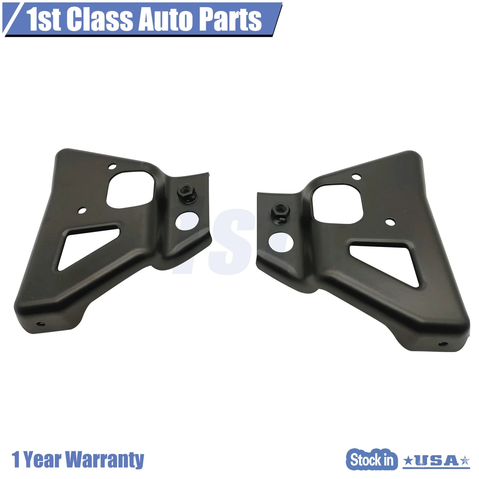 Set of 2 Front Bumper Brackets for Chevy Silverado 2500 3500 HD (2011–2014)
