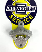Vintage Style Chevrolet Wall Mount Bottle Opener Metal Sign (1955–1957)