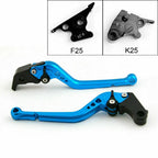 Long Brake Clutch Levers for Kawasaki Ninja 250R (2008–2012) Blue T9