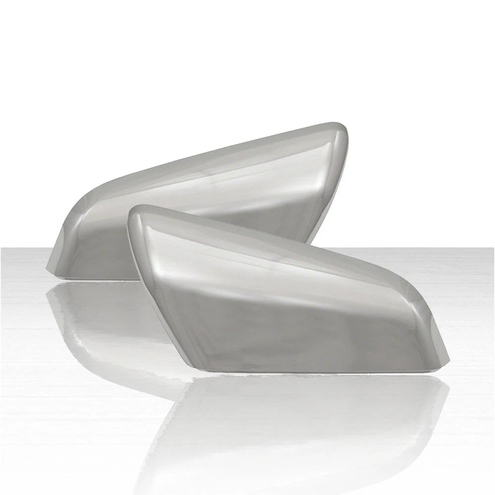 2pc Top Half Replacement Mirror Covers for 2018-21 GMC Terrain SLE/SLT - Chrome