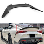 Carbon Style Trunk Spoiler Wing for Toyota Supra GR A90 A91 (2020–2024)