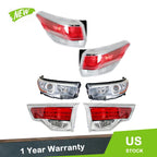 Set of 4 Tail Lights and Headlights for Toyota Highlander (2014–2016)